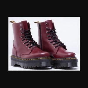 Dr Martens Jadon Boot Cherry Red